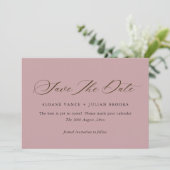 Moderne Minimalistische Typografie Save the Date K (Staand voorkant)