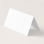 Moderne minimalistische typografie Sjabloon gevouw Visitekaartje (Achterkant)