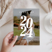 Moderne minimalistische uitnodiging tot Afstuderen