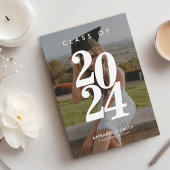 Moderne minimalistische uitnodiging tot Afstuderen