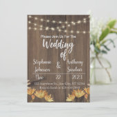 Moderne minimalistische uitnodiging tot huwelijk (Staand voorkant)