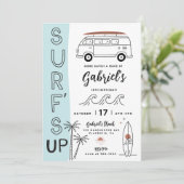 Moderne minimalistische uitnodiging voor verjaarda (Staand voorkant)