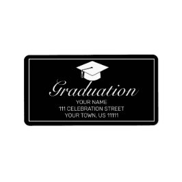 Moderne minimalistische uitnodiging voor zwart Afs Etiket