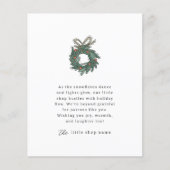 Moderne minimalistische vakantie voor kleine bedri flyer (Voorkant)