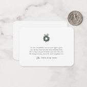 Moderne minimalistische vakantie voor kleine bedri notitiekaartje (Voorkant / Achterkant in situ)