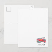 Moderne Minimalistische Verjaardagsfeest voor Bran Briefkaart (Voorkant / Achterkant)