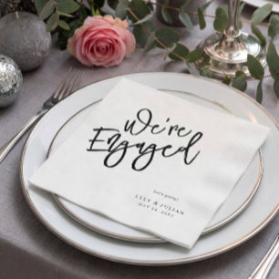 Moderne minimalistische verlofpartij Napkins Servet
