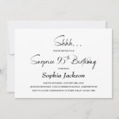 Moderne Minimalistische Verrassing 95ste Verjaarda Kaart (Voorkant)