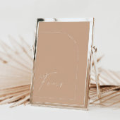 Moderne minimalistische vertakkingstabel Vier tabe Kaart