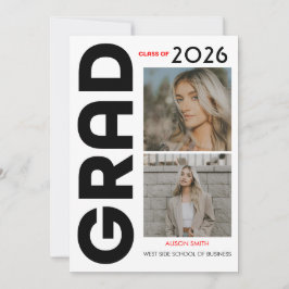Moderne minimalistische vette zwarte typografie af aankondiging