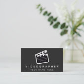 Moderne minimalistische videoproductie visitekaartje (Staand voorkant)