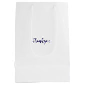 moderne minimalistische visitekaart medium cadeauzakje (Achterkant)
