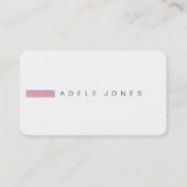 Moderne Minimalistische Visitekaart Visitekaartje (Voorkant)