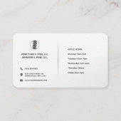 Moderne, minimalistische Visitekaartjes (Achterkant)