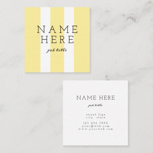 Moderne minimalistische Visitekaartjes (Voorkant / Achterkant)