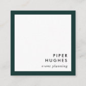 Moderne minimalistische Visitekaartjes | Jager (Voorkant)