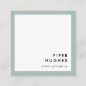 Moderne minimalistische Visitekaartjes | Sage (Voorkant)