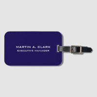 Moderne minimalistische vlakte Elegant donkerblauw