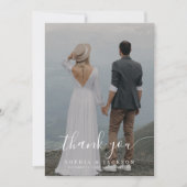 Moderne minimalistische volledige foto bedankt (Voorkant)