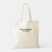 Moderne minimalistische VOLTOOIING VAN IDEAS Mam C Tote Bag (Achterkant)