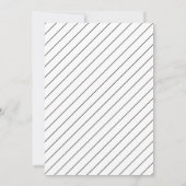 Moderne minimalistische volwassen 50e verjaardagsf kaart (Achterkant)