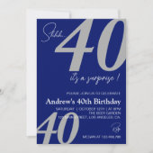 Moderne minimalistische volwassen verjaardag kaart (Voorkant)