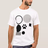 Moderne minimalistische vormen t-shirt (Voorkant)