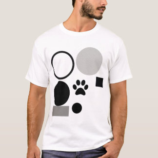 Moderne minimalistische vormen t-shirt
