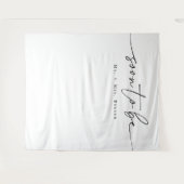 Moderne minimalistische Vrijgezellenfeest achtergr Wandkleed (Voorkant (horizontaal))