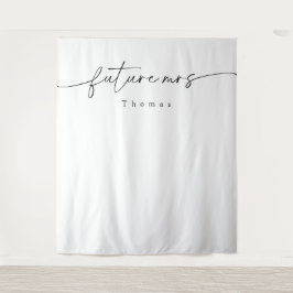 Moderne minimalistische Vrijgezellenfeest achtergr Wandkleed