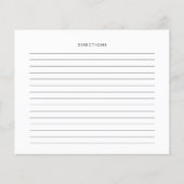 Moderne minimalistische Vrijgezellenfeest recepten (Achterkant)