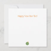 Moderne minimalistische vrolijke cactus kerst Kaar (Achterkant)