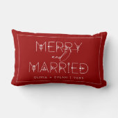 Moderne minimalistische vrolijkheid en getrouwde P Kussen (Achterkant)