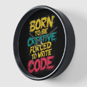 Moderne minimalistische wandklok - Creatief ontwer (Hoek)