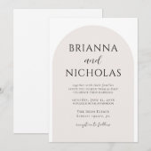 Moderne minimalistische wapenweddenschap kaart (Voorkant / Achterkant)