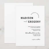 Moderne minimalistische wapenweddenschap kaart (Voorkant / Achterkant)