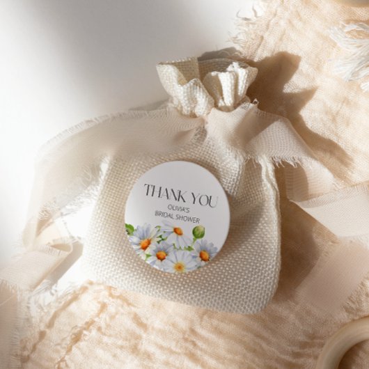 Moderne Minimalistische Watercolor Madelijn Bruilo Ronde Sticker