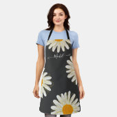 Moderne minimalistische waterkoelkamille schort (Gedragen)