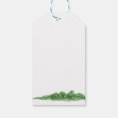 Moderne Minimalistische Waterverf Aanpasbaar Cadeaulabel (Achterkant)