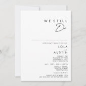 Moderne minimalistische we doen nog steeds aan ver kaart (Voorkant)