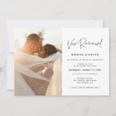 Moderne minimalistische We doen nog steeds gelofte Kaart (Voorkant)