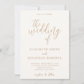 Moderne minimalistische weddenschap kaart (Voorkant)