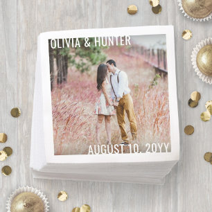 Moderne minimalistische weddenschap met legant Ver Servet