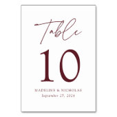 Moderne minimalistische weddenschappen kaart (Voorkant)