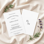 Moderne minimalistische weddenschappen kaart