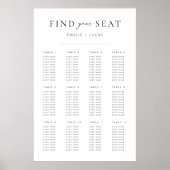 Moderne minimalistische weddenschappen poster (Voorkant)