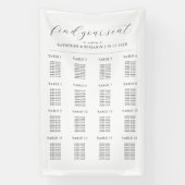 Moderne minimalistische weddenschapskaart spandoek (Verticaal)