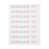Moderne Minimalistische Whimsical Kerst Doodle (Vel)
