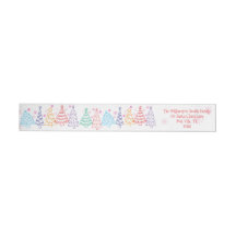 Moderne Minimalistische Whimsical Kerst Doodle