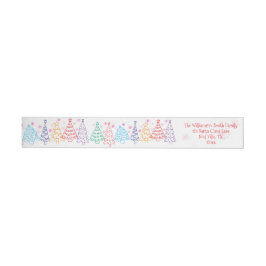 Moderne Minimalistische Whimsical Kerst Doodle
